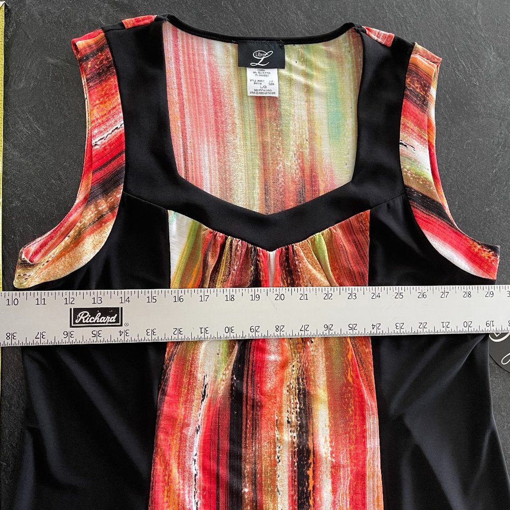 274 - NEW Libra Colorful Top - Picture 11 of 13